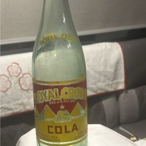 Vintage Royal Crown Cola Glass Bottle